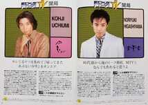 Johnny's Magazine　ジャニーズマガジン　VOL.27　東山紀之/内海光司/佐藤敦啓/山本淳一/赤坂晃/SMAP/TOKIO/KinKi Kids/V6　美品_画像7