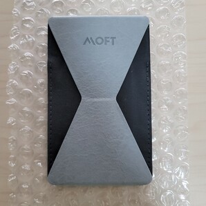 MOFT X スマホスタンド スマホホルダー スキミング防止カードケース iPhone/Android全機種対応 (ライトグレー)