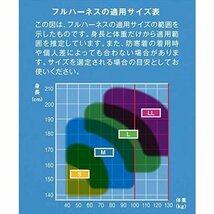 【即納】フルハーネス + ランヤード [ ツヨロン TH-504-OT (M)+ THL-NV93SV-21KS-R23 ] NV 藤井電工_画像7