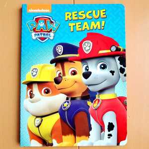 【新品】パウパトロール 英語絵本 リーディングボードブック レスキューチーム!