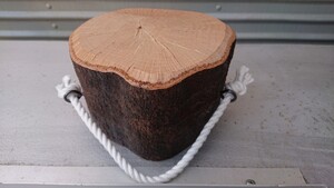 第5弾 樫(カシ) 薪割り台 飾り台 バトニング台 作業台