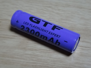 GTF 14500 2300mAh 3.7V 単３型 リチウム 充電池