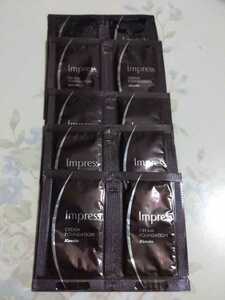 Impress Cream Foundation A Ocheru C образец 1G × 10