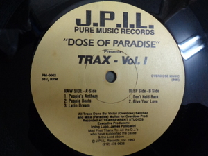 DOSE OF PARADISE/TRAX VOL.1/4191