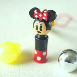 ミニーマウス こけし ストラップ 根付け 東京ディズニーリゾート 限定 ミニーちゃん おまけ ミッキーマウスの画像1