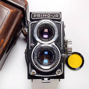 希少 4×4 二眼レフカメラ プリモ ジュニア