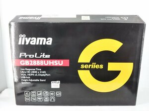 iiyama 4K монитор 28 дюймовый ProLite GB2888UHSUge-ming дисплей монитор б/у текущее состояние товар [1 иен старт ]
