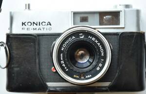 コニカ　EE-MATIC　DELUXE2　フィルムカメラ　コンパクトカメラ　中古　KONICA ヘキサノン