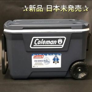 ☆新品送料込み☆ Coleman コールマン ホイール チェスト クーラーボックス クーラー cooler box 62qt