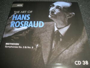 ロスバウト ベートーヴェン 交響曲 第3番 英雄 8番 南西ドイツ放送交響楽団 1959 1961 未使用美品 紙ジャケット