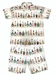 名作 COOTIE クーティーSeashore Shirt テキーラボトル アロハシャツ & ショーツ セットアップ ヴィンテージ/ALOHA BLOSSOM WACKOMARIA