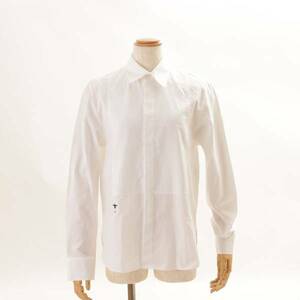 クリスチャンディオール ビー刺繍 長袖 シャツ ブラウス トップス ホワイト 36(154033