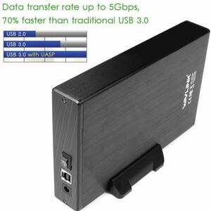 Wavlink USB3.0 3.5インチHDDケース SATA I/II/III HDD UASPサポート 10TB対応