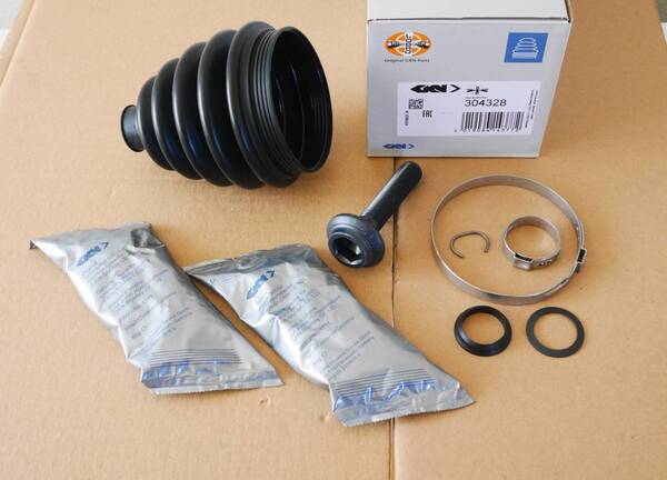 ドライブシャフトブーツキット アウター左右セット*VW Golf3/4(4AT/5MT) Golf5/Touran/Audi /A3(8P)など6AT*LOBRO・GKN製