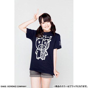 SKE48 X MIX-Tシャツ *木本花音（Ｌ黒）　*プロモカード付