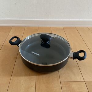 両手鍋 GREEN CHEF スキレットパン 24cm IH対応
