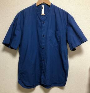  beautiful goods Margaret Howell band color shirt size L blue MARGARET HOWELL MHL