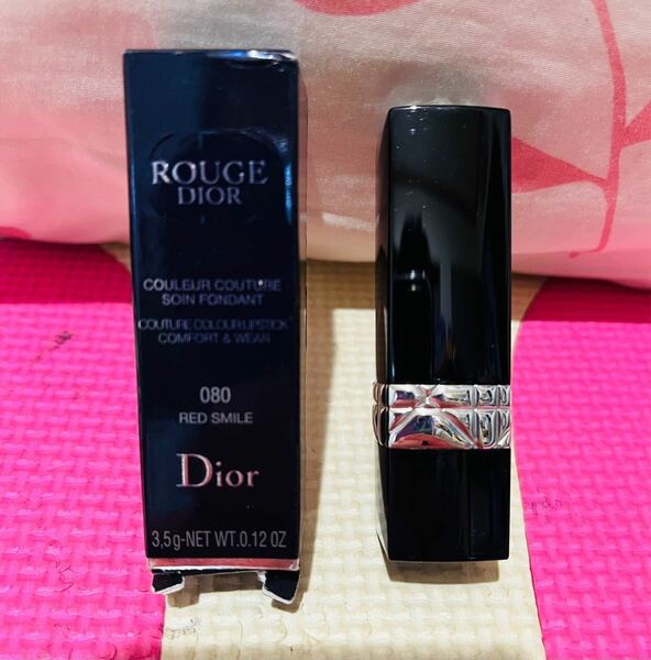 ルージュディオール Dior 口紅 080 レッドスマイル フランス製