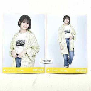 ◎乃木坂46 公式グッズ 生写真 掛橋沙耶香 チュウヒキ　2枚 セミコンプ 2022.may 会場限定 バースデーライブ 10周年記念　ビタミンカラー