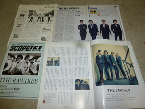 The　BAWDIES、AAA、キュウソネコカミ、きゃりーぱみゅぱみゅパンフ、チラシ、切り抜き