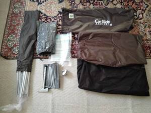 送料込 中古未使用 ogawa カーサイドシェルター car side shelter 小川 オガワ タープ テント