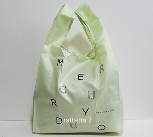 *MORE*MERCURYDUO*2021 year 7 month number * appendix * moa * Mercury Duo * lime green color eko-bag 