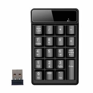 #H1 Bluetooth テンキーボード, 2.4GHz 数字キーボード, 数字キーパッド 無線 小型 持ち運び便利 コンパクト