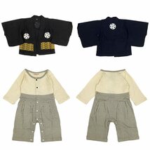 ＃H3【サイズ90】ベビー服 靴下付き 袴 ロンパース 新生児 着物 和服ロンパース 赤ちゃん お食い始め お宮参り 七五三 初節句 春夏秋冬_画像3