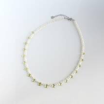 淡水パール クオーツ シルバー ネックレス 真珠 pearl quartz silver necklace_画像2
