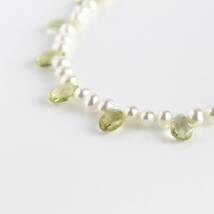 淡水パール クオーツ シルバー ネックレス 真珠 pearl quartz silver necklace_画像3