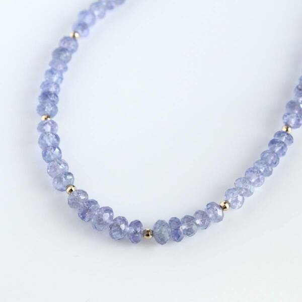 K18YG タンザナイト ネックレス gold tanzanite necklace