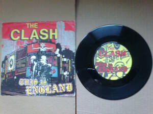 Clash ：This Is England / Do It Now ; UK Columbia 7 inch 45 with Picture Sleeve // A6122