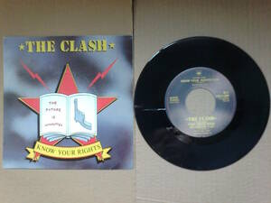 Clash : Know Your Rights / First Night Back In London ; Holland CBS 7 inch 45 with Picture Sleeve // CBS A 2309