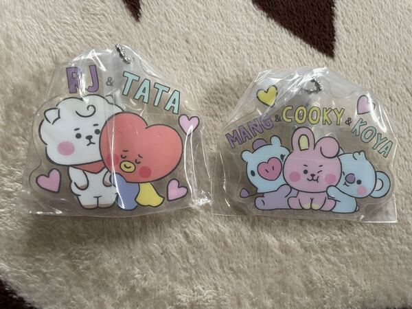 アクリルマスコット bt21RJ&TATA MANG&COOKY&KOYA