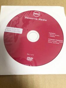 未開封品 /DELL Device drivers Resource Media DELL Latitude(E5270,E5470,E5570)DVD ドライバ 2枚セット