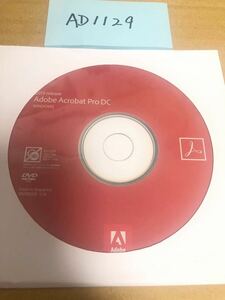 AD1129 /中古品2015 release /Adobe Acrobat Pro DC Windows版　アドビ アクロバット　PDF作成 編集 文書作成 DVD 1枚