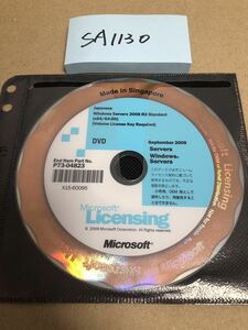 SA1130/中古品/Microsoft Licensing Windows Servere 2008 R2 Standard(x64/64-Bit) 1枚