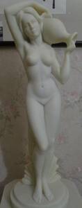  marble carving image ( water bin . hold woman )A-06 height approximately 65cm