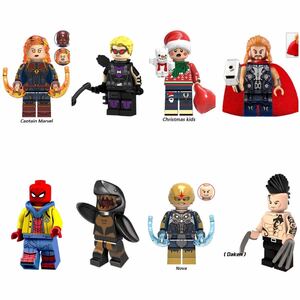 翌日発送　1体選べる ホークアイ ノヴァ daken キング・シャーク マーベル ブロック ミニフィグ レゴ　LEGO 互換 ミニフィギュア　ed