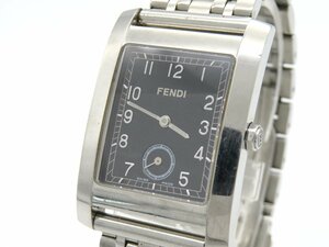 1円◆稼働◆　フェンディ　黒　クオーツ　レディース　腕時計　　5509