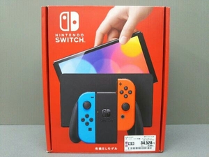 Nintendo Switch(有機ELモデル) Joy-Con(L)ネオンブルー/(R)ネオンレッド(HEGSKABAA)