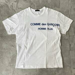 90s 名作 Vintage AD1996 COMME des GARCONS HOMME PLUS コム デ ギャルソン オム プリュス フロッキー ロゴ Tシャツ Archive アーカイブ