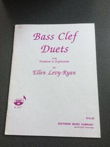 ♪♪Bass Clef Duets/ トロンボーンorユーフォニウム..etc デュエット/Ellen Levy-ryan♪♪