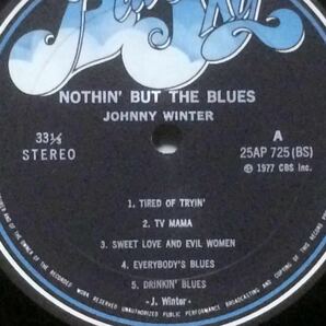 LP★ジョニー・ウインターJohnny Winter★ナッシン・バット・ザ・ブルースNothing But the Blues☆マディ・ウォーターズの画像2