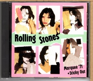 【中古CD】ROLLING STONES / MARQUEE ’71 + STICKY OUT
