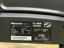 ○GW7806 ハイセンス　Hisense 32インチ液晶テレビ LED 32A30G 21年製○_画像3