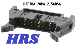 ヒロセ電機　HIF3BA-20PA-2.54DSA　50個(10単位袋入)　ボックスヘッダ20P(形・MILスタンダード)【激安】BOX208