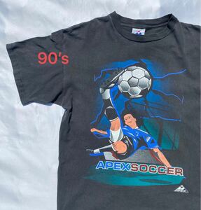 90s Tシャツ サッカー　フットボール　スポーツ　ヴィンテージ　ビンテージ 古着