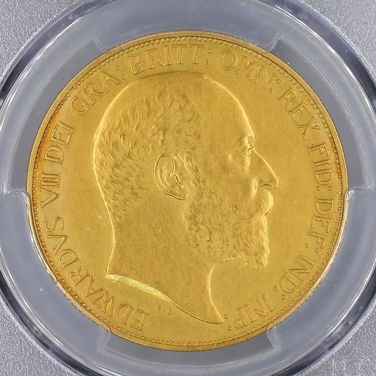 記念貨幣】1902年イギリスゴータ朝初代国王エドワード7世5ソブリン