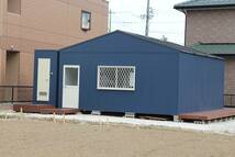 プレハブ 平屋のような 三角屋根プレハブ　住宅 プレハブ ユニットハウス　おしゃれなプレハブ 事務所 店舗 倉庫 はなれ＜4連棟＞_画像3